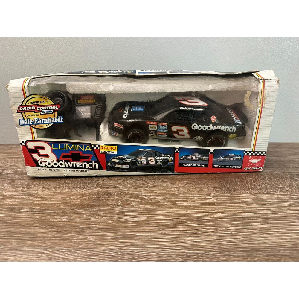New Bright Dale Earnhardt #3 Goodwrench Lumina RC Car 27MHz Boxed NASCAR